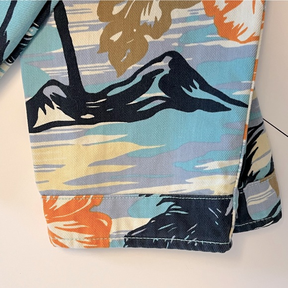 G Star Raw Elwood 5622 3D Mid Boyfriend Hawaii Aloha Print Jeans Pharrell 33x28 - Picture 8 of 16